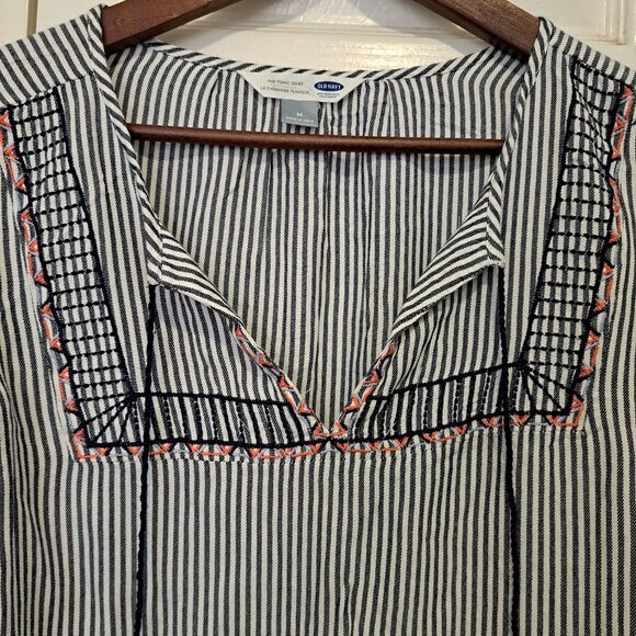 Old Navy Tunic Peasant Style Blouse/Top - Picture 2 of 7